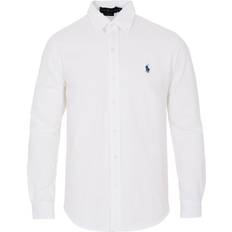 Herr - XL Skjortor Polo Ralph Lauren Featherweight Mesh Shirt - White