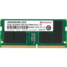 32 GB - 3200 MHz - SO-DIMM DDR4 RAM minnen Transcend JetRam SO-DIMM DDR4 3200MHz 32GB (JM3200HSE-32G)