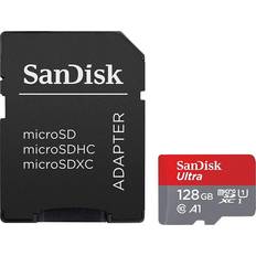 Minneskort SanDisk Ultra microSDXC Class 10 UHS-I U1 A1 120MB/s 128GB