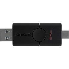 Kingston 64 GB Minneskort & USB-minnen Kingston USB 3.2 Gen 1 DataTraveler Duo 64GB