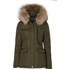 Hollies L Ytterkläder Hollies Livigno Jacket - Green (Real Fur)