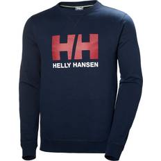 Helly Hansen Herr Tröjor Helly Hansen Logo Crew Sweatshirt - Navy