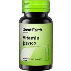 Great Earth Vitamin D3/K2 60 st