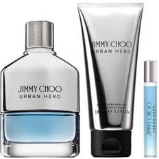 Jimmy Choo Herr Gåvoboxar Jimmy Choo Urban Hero Gavesæt EdP 100ml + After Shave Balm 100ml + EdP 7.5ml