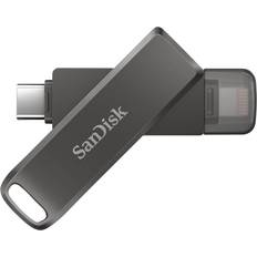 64 GB - UHS-I - USB Type-C USB-minnen SanDisk USB-C iXpand Luxe 64GB