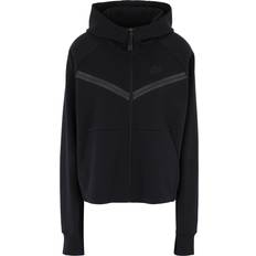 12 - Dam Tröjor Nike Sportswear Tech Fleece Windrunner Full-Zip Hoodie - Black