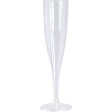 Plastic Champagneglas 10cl 10st