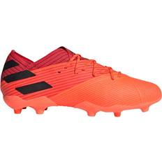 Adidas 22½ Barnskor adidas Junior Nemeziz 19.1 FG - Signal Coral/Core Black/Glory Red