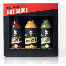Chili Klaus Kryddor, Smaksättare & Såser Chili Klaus Classic Hot Sauce 14.7cl 3pack