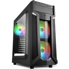 Sharkoon Midi Tower (ATX) - Mini-ITX Datorchassin Sharkoon VG6-W RGB