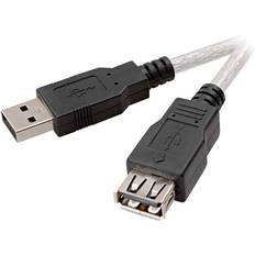 USB A - USB A-USB A - USB-kabel Kablar Vivanco USB A-USB A 2.0 0.8m