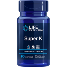 Life Extension C-vitaminer Vitaminer & Mineraler Life Extension Super K 90 st