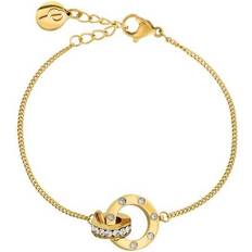 Edblad Justerbar storlek Armband Edblad Ida Mini Bracelet - Gold/Transparent