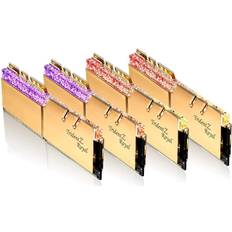 128 GB - 3600 MHz - DDR4 RAM minnen G.Skill Trident Z Royal Gold DDR4 3600MHz 4x32GB (F4-3600C16Q-128GTRG)