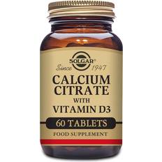 Solgar D-vitaminer Vitaminer & Mineraler Solgar Calcium Citrate with Vitamin D3 60 st