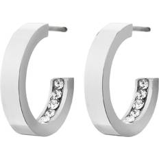 Edblad Monaco Mini Earrings - Silver/Transparent