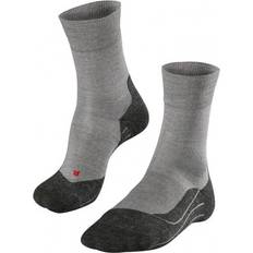 Falke Herr - Sportstrumpor / Träningsstrumpor - Ull Falke RU4 Wool Medium Thickness Padding Running Socks Men - Light Grey Mel.