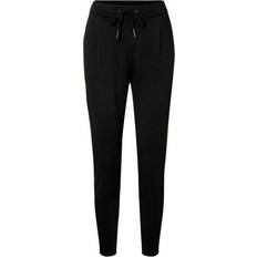 Vero Moda Nylon Byxor & Shorts Vero Moda Eva Casual Trouser - Black/Black