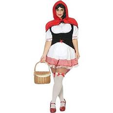 Sagofigurer - Svart Dräkter & Kläder Atosa Red Riding Hood Dress Costume