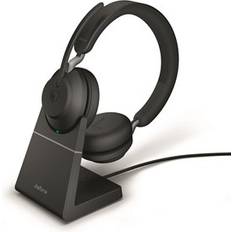 On-Ear Hörlurar Jabra Evolve2 65, Link 390a UC Stereo Desk Stand