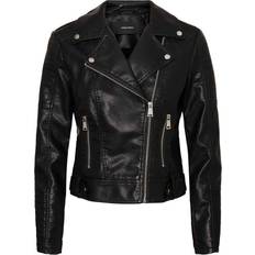 Vero Moda L Ytterkläder Vero Moda Coated Jacket - Black