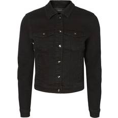 Vero Moda Short Denim Jacket - Black