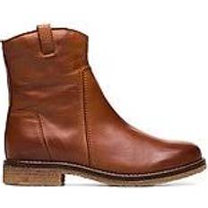 Läder Kängor & Boots Bianco Biaatalia Leather Boot - Brown/Cognac