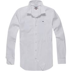 Tommy Hilfiger Herr Skjortor Tommy Hilfiger Original Stretch Slim Casual Shirt - Classic White