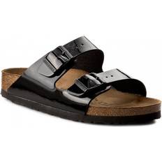 44 ½ - Unisex Sandaler Birkenstock Arizona Birko-Flor Patent - Patent Black