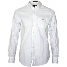 14 - Herr Skjortor Gant Regular Fit Oxford Shirt - White