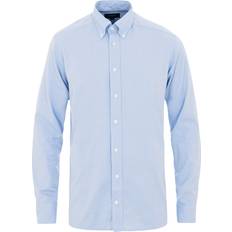 Eton Oxfordskjortor - XL Eton Slim Fit Royal Oxford Shirt - Light Blue