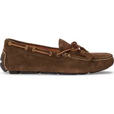 Skum Seglarskor Polo Ralph Lauren Anders Tasseled Suede Driver - Chocolate Brown