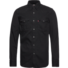 Levi's Herr - Sweatshirts Överdelar Levi's Barstow Western Standard Shirt - Marble Black Denim Rinse/Black
