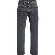 Levi's Dam - Gråa - Skinnjackor - W30 Jeans Levi's 501 Crop Jeans - Cabo Fade/Black