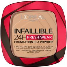 L'Oréal Paris Vattenfasta Foundations L'Oréal Paris Infaillible 24H Fresh Wear Foundation in a Powder #140 Golden Beige