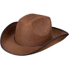 Vilda västern - Väskor Maskeradkläder Boland Adult Cowboy Hat Brown