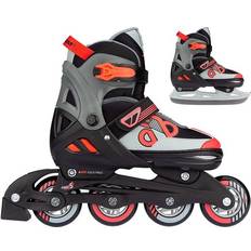 Nijdam Inlines & Rullskridskor Nijdam Adjustable Combo Skates Jr