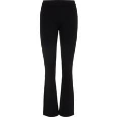 Vero Moda Nylon Byxor & Shorts Vero Moda Kamma Flared Cotton Trousers - Black