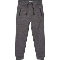 Name It Zip Pocket Sweatpants - Grey/Asphalt (13179909)