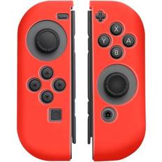 Teknikproffset Switch Joy-Con Controller Silicone Grip - Red