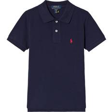 M - Vindjackor Barnkläder Ralph Lauren Boy's Logo Poloshirt - Navy Blue