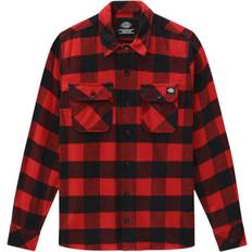 Unisex - XL Skjortor Dickies New Sacramento Shirt Unisex - Red