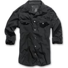 Brandit Slim Fit Vintage Shirt - Black