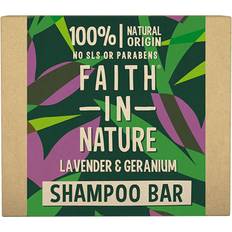 Faith in Nature Sulfatfria Schampon Faith in Nature Shampoo Bar Lavender & Geranium 85g