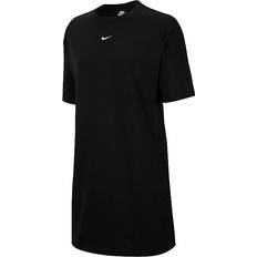 54 - Dam - Enfärgade Klänningar Nike Sportswear Essential Dress - Black/White