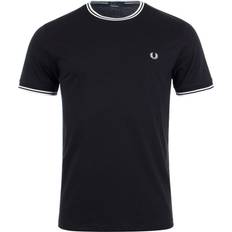 Fred Perry Twin Tipped T-shirt - Black/Snow White