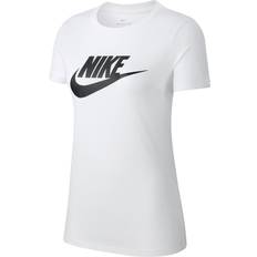 Nike Dam Överdelar Nike Sportswear Essential T-shirt - White/Black