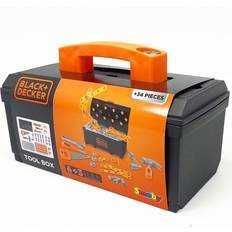 Smoby Plastleksaker Leksaksverktyg Smoby Black & Decker Tool Box 34pcs