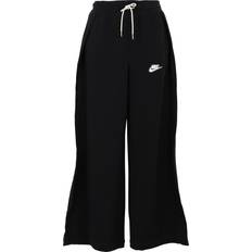Nike Dam - Ekologiskt material - Kort ärmar Kläder Nike French Terry Trousers - Black/Black/White
