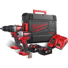 Milwaukee Kolborstfri Set Milwaukee M18 BLPP2A2-502X Kit